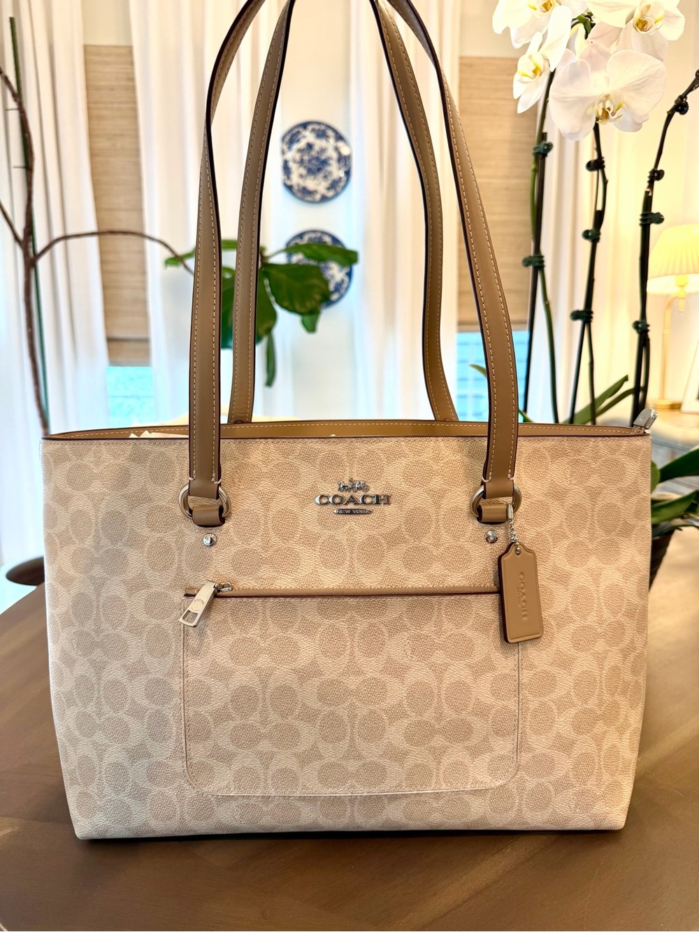 COACH Station Tote in Signature Canvas